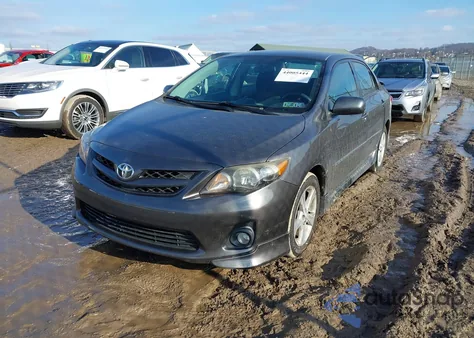 2012 Toyota Corolla S from USA, damaged, VIN 2T1BU4EE1CC847161